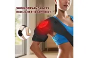 660nm 850nm Red Light Therapy Device,Knee Brace Near Infrared Light Therapy Pad Wrap Belt for Knee Shoulder Elbow Pain Relief