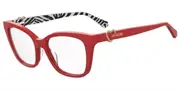 Moschino Love MOL621 C9A Women’s Glasses Red Size 52 - Private Health Rebate - Blue Light Block Available