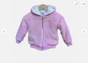 Disney princess pink full zip sherpa lined hooded Jacket girls (PINK,5) NWT