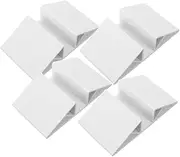 BATHVEVE Wood Panel Baby Gate Reinforcement 4pcs Triangle Reinforcement Feet Safe for Boys and Girls Support