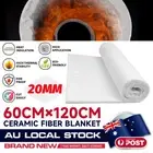 20MM Ceramic Fiber Blanket Fireproof Insulation Mat Fit Oven Stoves Kilns Forges