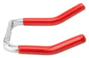 Double Hook, Red Vinyl Coated, 2.75-In. -N271-017