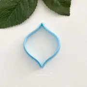 (Set of 3 Sizes) Ogee / Moroccan Rounded Side Diamond Polymer Clay Cutter