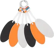 PartyKindom 6pcs Floating Keychains Shape Water Sports Key Rings Bright Colors for Boating Fishing Kayaking and Outdoor Activities