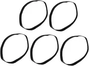 [Outanaya] 5pcs Elastic Yoga Headbands Women Men Sports Sweatbands Thick Non-Slip Hair Bands Hairband Hair Accessories Headdress for Workout Exercise Running Outdoor