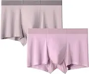 [Maiyifu-GJ] 2 Pack Men's Boxer Briefs Underwear Soft Breathable Stretch Underpants for Men Comfortable Moisture-Wicking Trunks, Color34, 3X-Large, Color34, 3X-Large