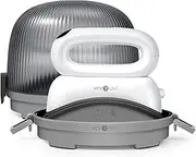 HTVRONT Hat Heat Press - Hat Press Heat Machine for Caps/Hats - Hat Press Machine for Heat Transfer Vinyl, Sublimation and DIY Projects (White)
