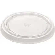 Fabri-Kal XL345PC Portion Cup Lids, Fits 3.25-5.5oz Cups, Clear - 2500/Count