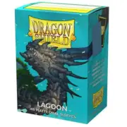DRAGON SHIELD Matte Dual Lagoon 100 CARD SLEEVES DECK PROTECTOR MTG Pokémon