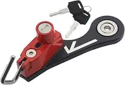 ruixingdianzishangwu Motorcycle Helmet Lock Kit Helmets Security Anti-Theft Lock Compatible with Twins Scrambler 900 T100 Street(Red)