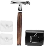 EPIGEIST 1Set Double Sided Manual Razor Vintage Portable Shaving Tool for Men Comfortable Grip for Smooth Shaving for Beard Hair Sideburns Compact Design for Easy