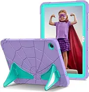 [JSUSOU] Galaxy Tab A9+ Case Samsung Tab A9 Plus 11 Inch Cover 2023 SM-X210/X215/X216 with Stand | Heavy Duty Shockproof Cover for Kids Boys Girls Purple