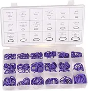 Zerodeko 270Pcs Rubber Sealing Gasket Washer for Car Repair High Pressure Rings Assortment Kit for Automotive Air Conditioning and Mechanical Applications