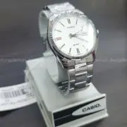 Casio Men Analog Stainless Steel silver Strap Watch Original New MTP-1302D-7A1