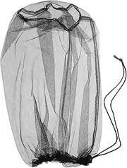Protective Mask Protection Beekeeping Outdoor Umbrella Camping Hammock with Net Canopy Safer Fog Safety on Head Hat Netting Hood Mosquito Outside Fly Bug Net Black Nylon