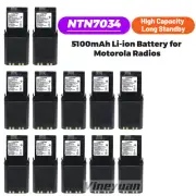 200PC 5100mAh NTN7034 High Capacity Li-ion Battery for Motorola APX6000 APX8000