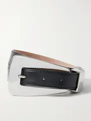 [KHAITE] KHAITE - Lucca Leather Belt - Black - 80 80 Black