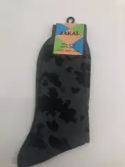 Men's Dress Socks by Jakal High Class Design - Dark Grey and Black Clouds