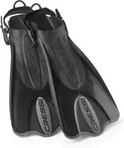 Cressi Palau SAF Short Adjustable Fin Lightweight Travel Snorkeling & Scuba Gear