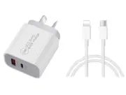 For iPhone 14 13 12 Pro Max iPad 20W PD USB-C QC 3.0 Fast Wall Charger Adapter