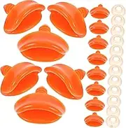 QUMIIRITY 50Pcs DIY Duck Mouth Kit with Gasket Mouth Replacement for Crafting School Projects and Handmade Decorations