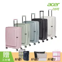 在飛比找博客來優惠-Acer 巴塞隆納前開式行李箱 28吋 夜幕黑