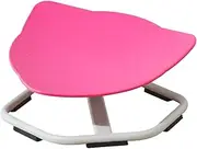 Kids Swivel Chair Training Training Body Coordination Non Slip Bottom Balance Toy Chair for Kindergarten Nursery Room, Rose Red