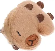[KONTONTY] Capybara Plush Keychain Adorable Backpack Hanging Charm Soft Keyring Pendant for Adults Creative present for Birthdays and Special Occasions Versatile Bag Accessory