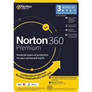 NortonLifeLock Norton 360 Premium - 1 User - 3 Devices - 12 Months 100GB PC Cloud Backup - Includes Secure VPN Generic ENR RSP DVDSLV GUM [21432817]