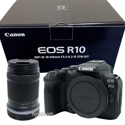 New CANON EOS R10 Mirrorless Camera with RF-S 18-150mm IS STM Lens