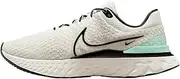 [Nike] Men's React Infinity 3 Road Running Shoes, Phantom/Black-Light Bone-Sail, 12 M US