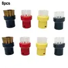 Nylon Brass Brush Nozzles For KARCHER SC3 SC3.100 SC4 SC4.100 Steam Cleaner X 8