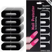 Didiseaon 100sheets Nail Protector Stickers for Gel Polish Design Soft Material Non-slip Surface Prevents Finger Stains and Smudges