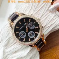 在飛比找蝦皮購物優惠-MichaelKors女生手錶三眼六針計時腕錶MK手錶熱賣款