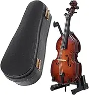 Mini Violoncello Model Decor Music Ornament Instrument Craft Mini Violoncello Adornment Fine Workmanship