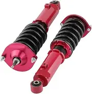 24 Way Adjustable Damper Coilover Compatible with Mazda Miata MX5 MX-5 NA 1989-1998 Ride Height Coilovers Compatible with NA Coil Spring Shock Strut Kit