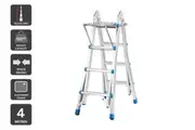 Certa 4m Multipurpose Telescopic Foldable Ladder with Platform