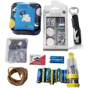 Junk Drawer Starter Kit, First Aid, Screwdriver, Sewing, Batteries Housewarming