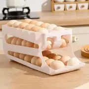 Large Capacity Automatic Egg Roller Two Tier Refrigerator Egg Storage Box