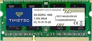 Timetec 8GB DDR3L / DDR3 1600MHz (DDR3L-1600) PC3L-12800 / PC3-12800(PC3L-12800S) Non-ECC Unbuffered 1.35V/1.5V CL11 2Rx8 Dual Rank 204 Pin SODIMM Laptop Notebook PC Computer Memory RAM Module Upgrade