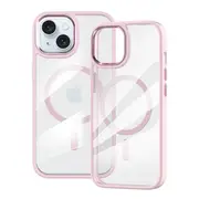 ZUSLAB iPhone 15 Plus MagSafe Case Slim Hybrid Pro Protective Heavy Duty Shockproof Cover for Apple - Pink