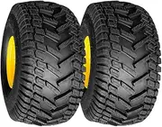 Turf Traction 20x8.00-8 Rear Tire Assembly Replacements for John Deere Riding Mowers, Set of 2