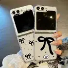 Case For Samsung Galaxy Z Flip6 Flip5 Flip4 3 Shockproof Bow Hard Folding Cover