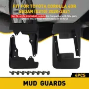 New Set Guards Mud Splash Flaps Guards For 2020-2022 Corolla Toyota E210 Sedan