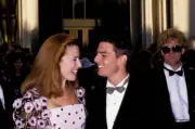 Mimi Rogers & Tom Cruise at 61st Academy Awards - Arrivals a - 1989 Old Photo 5