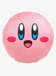 12" KIRBY FIGURAL PLUSH PILLOW NEW