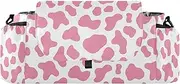 miaozhen Peach Cow Pattern non slip stroller organizer with cup holder storage caddy attachment accesorios para carro de ni?os para frio gancho para carriola