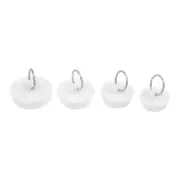 4 Pcs Bathroom Seal Plug Set Drain Stopper Kitchen Sink Replacement Bathtub