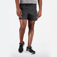 在飛比找PChome24h購物優惠-NEW BALANCE 短褲 黑 格紋 6吋 慢跑 運動短褲