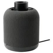 SYMFONISK speaker lamp base with WiFi, black/smart